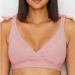 Lauren Ralph Lauren Women's Seersucker Stripe Bikini Top